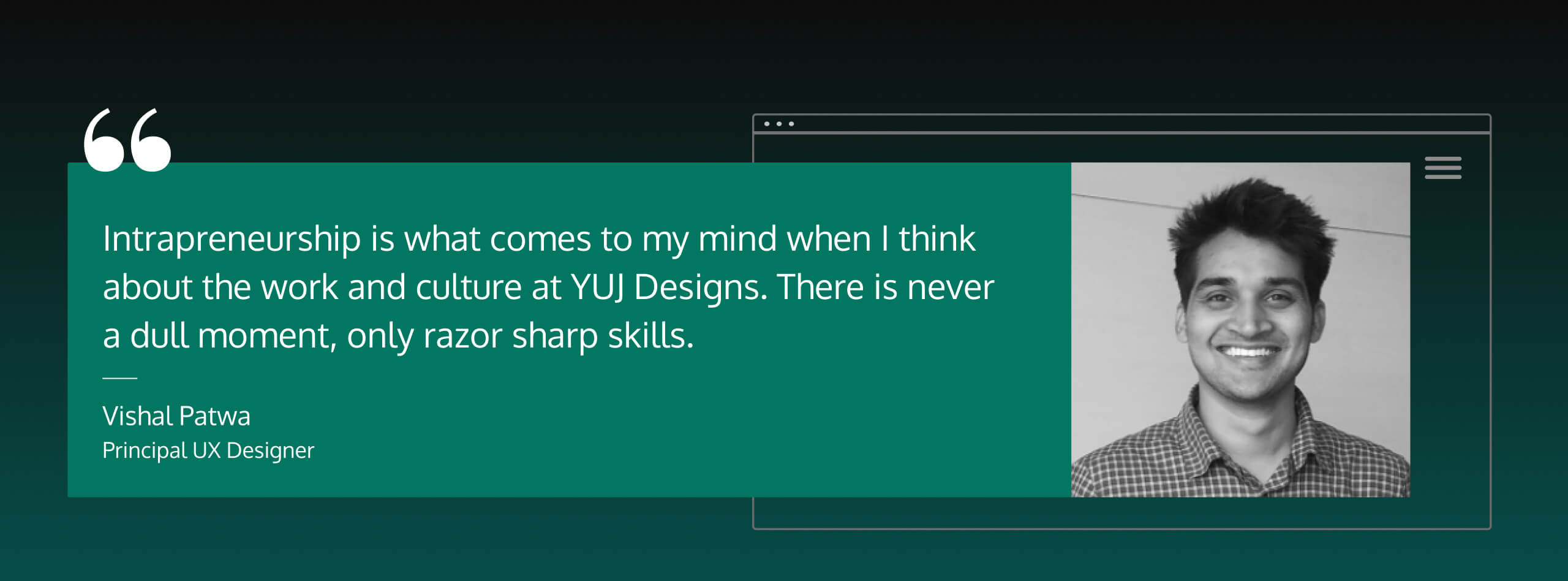 Vishal Career Testimonial