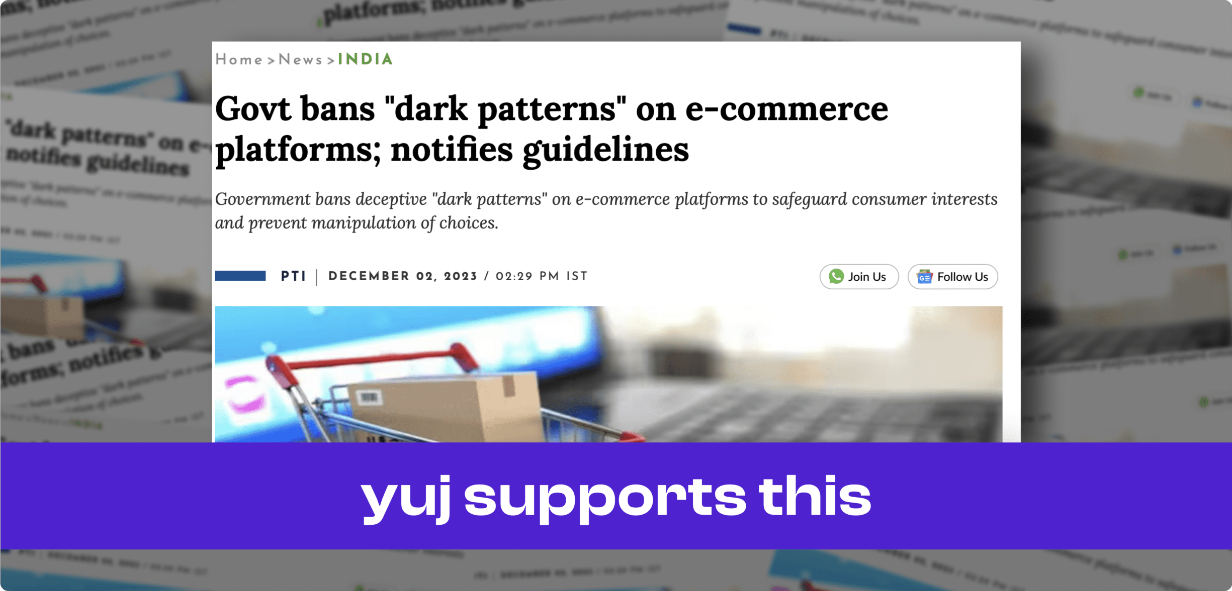 crack down on dark patterns