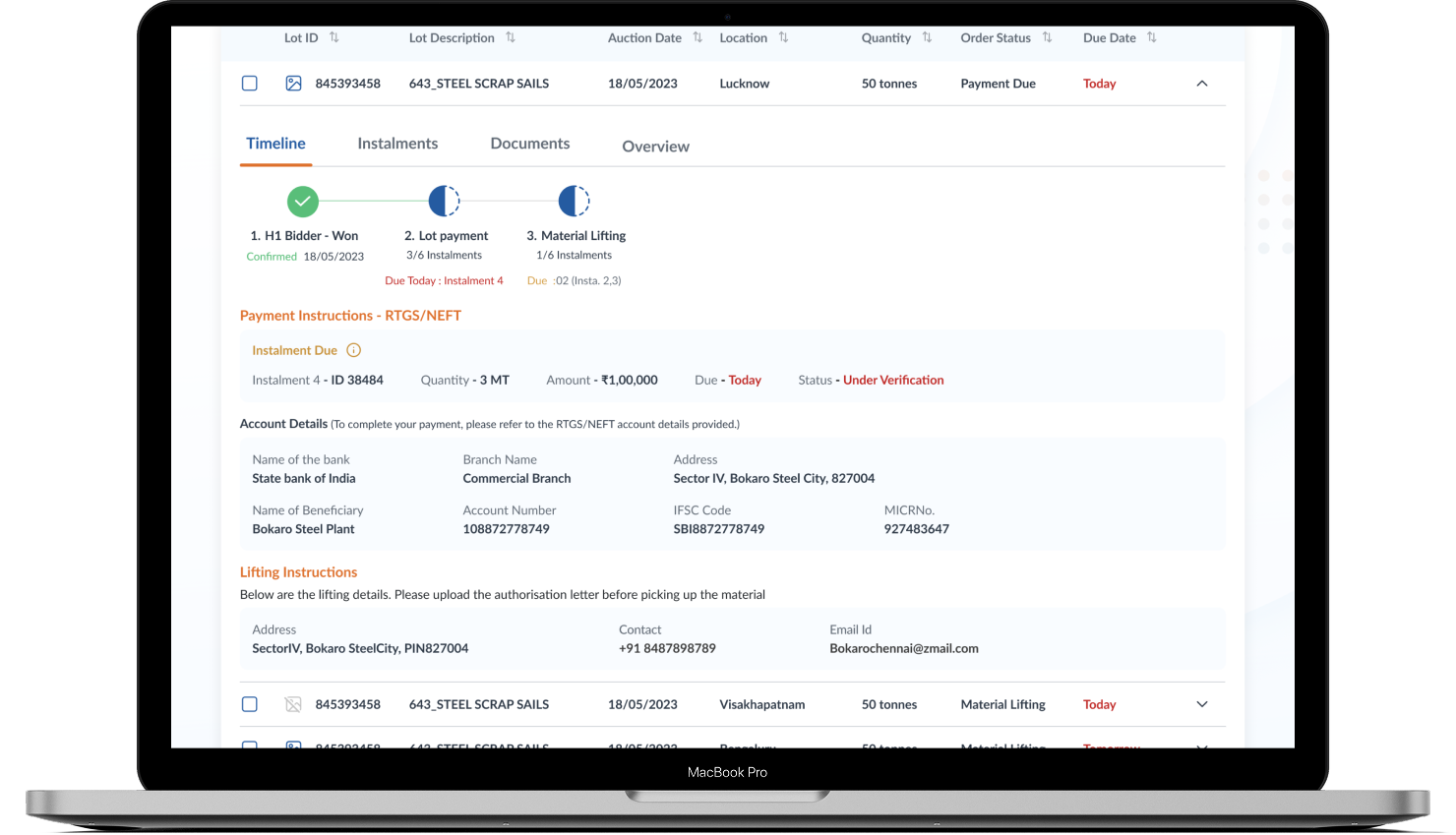 Uber-ise post auction activity