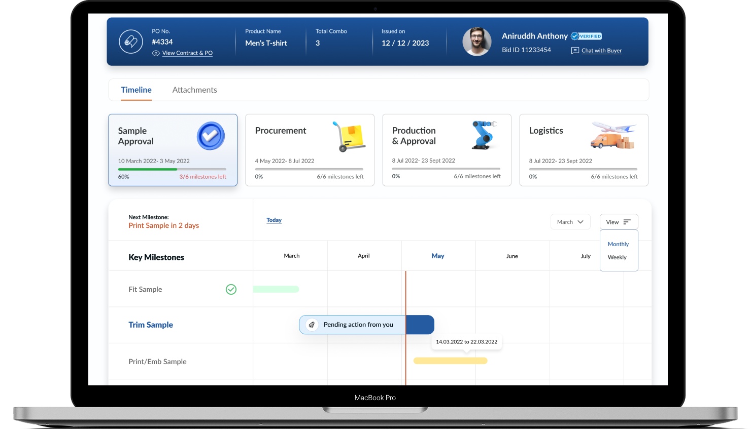 End-to-End Order Visibility