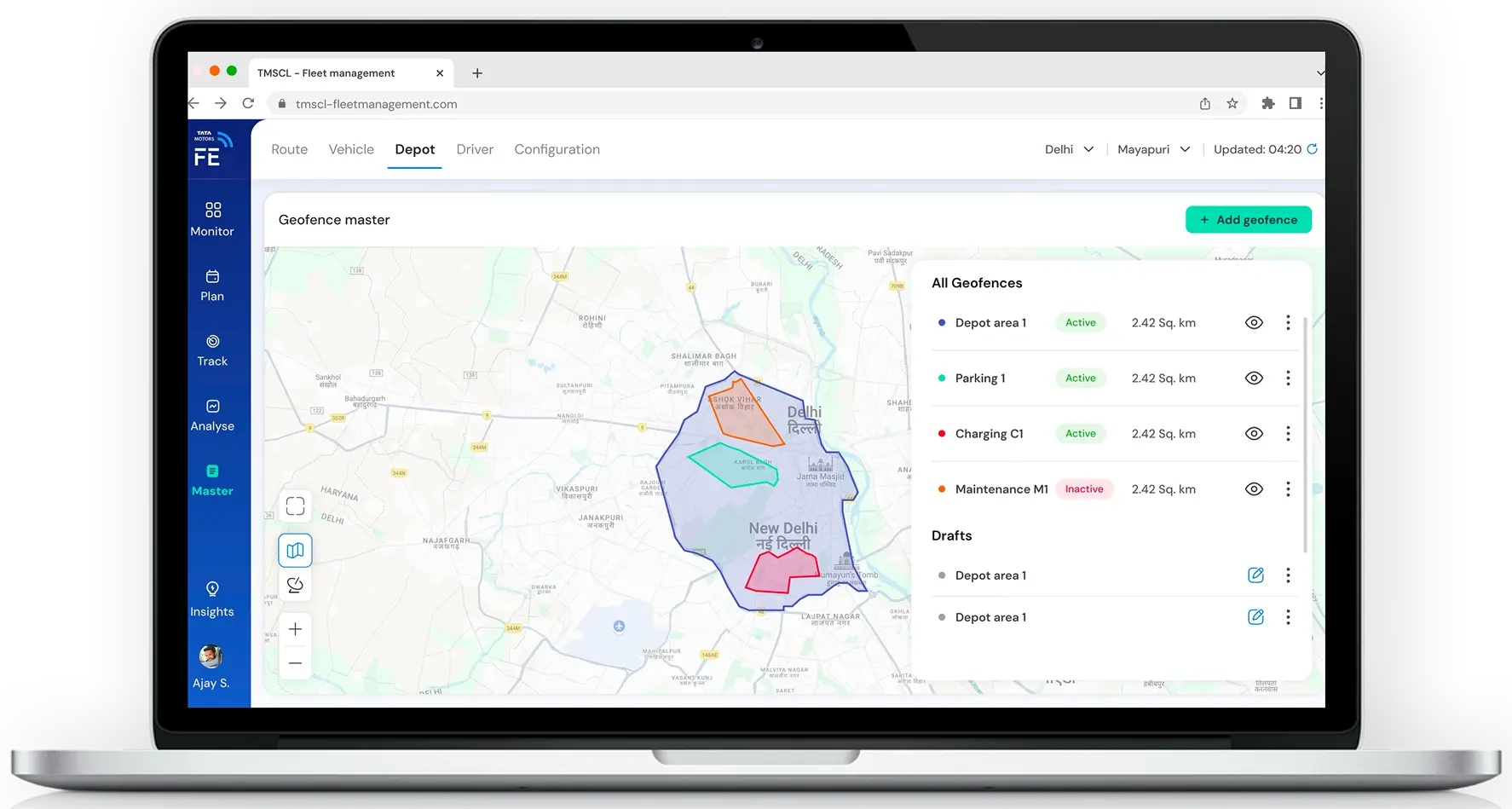 tata smart project screenshot