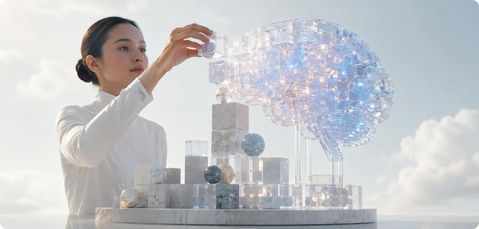 ai product design comparison of an AI demo versus the same product at scale